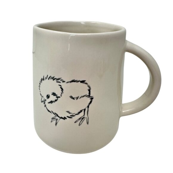 Rae Dunn Other - Rae Dunn CHICK Ceramic Mug Double Sided Large Coffee Tea Cup Easter PEEP PEEP
